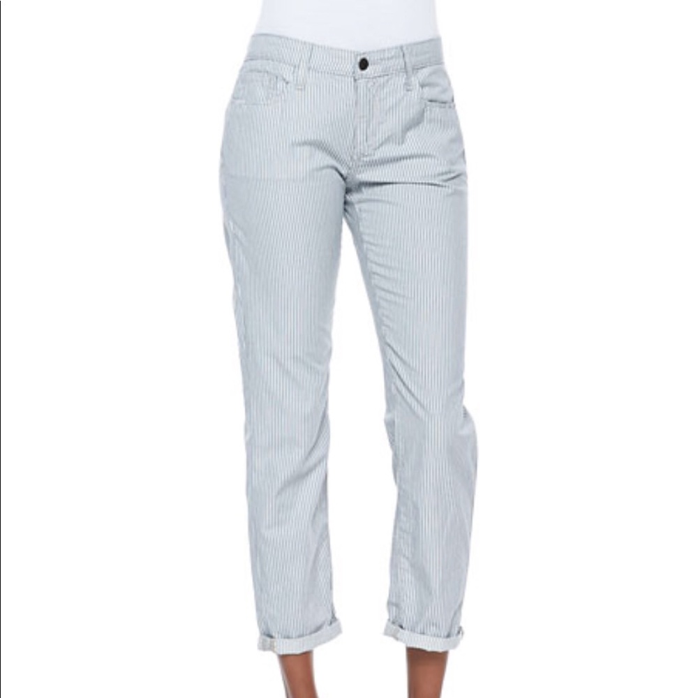 NWT Joe's Jeans Weekender Slim Fit Railroad Stripe Pants